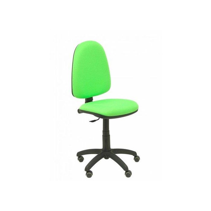 Silla Piqueras Y Crespo Ayna Mecanismo Contacto Permanente Ruedas De Parquet Asiento Y Respaldo Tapizado Bali Verde Pistacho