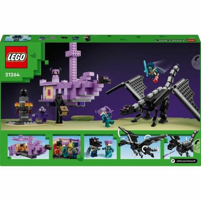 LEGO Minecraft 21264 El Dragón y el Barco de Ender - Set inspirado en videojuegos 1