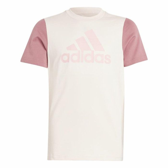 Camiseta de Manga Corta Infantil Adidas Essentials Big Logo Colorblock