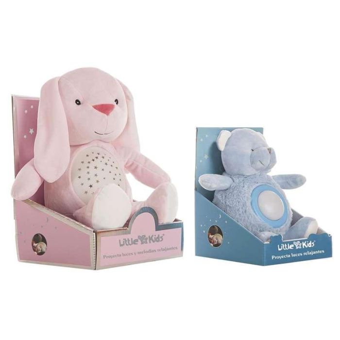Oso azul musical con luz 20 cm caja/pilas 2 Oso azul musical con luz 20 cm caja/pilas 2