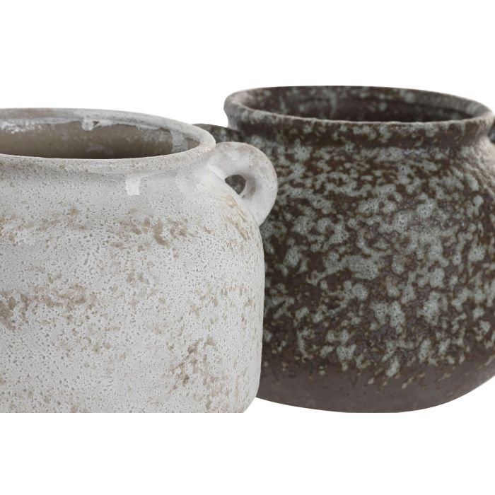 Vela Scandi DKD Home Decor 13 x 10 x 15 cm (4 Unidades) 1