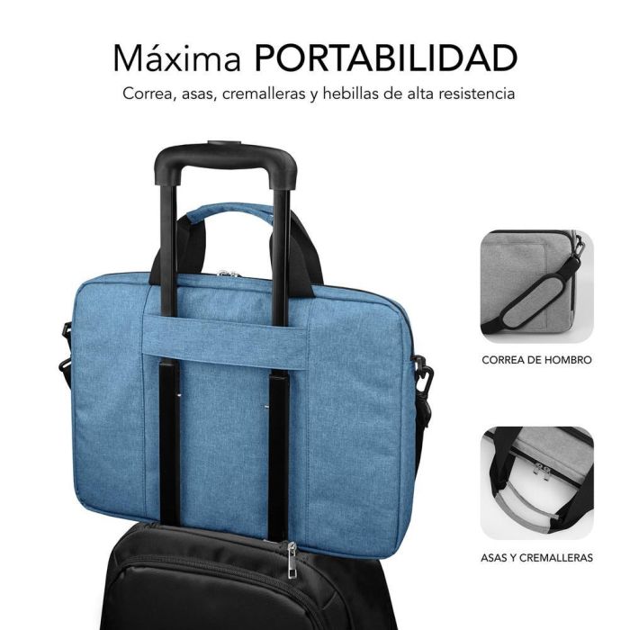 SUBBLIM Maletin Azul para portatil de 15,6? con proteccion total Air Padding 2 SUBBLIM Maletin Azul para portatil de 15,6? con proteccion total Air Padding 2