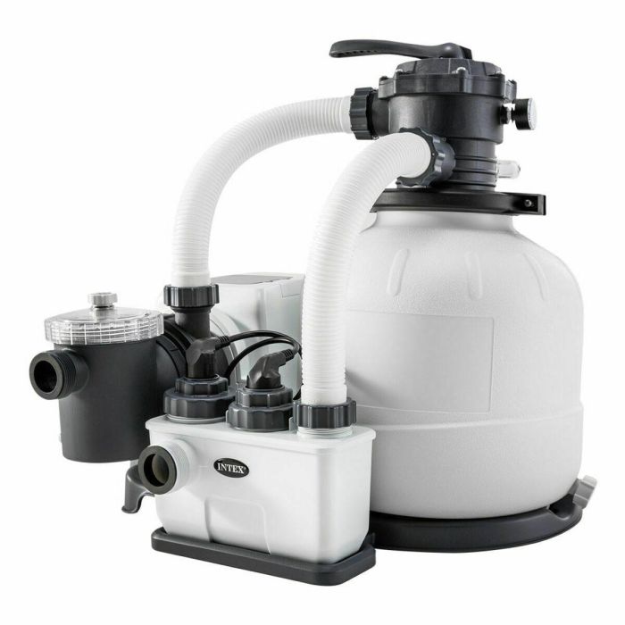 Intex 26676 Sistema de Filtración y Tratamiento de Sal 2 en 1 - Filtro de Arena 6m³/h para Piscinas hasta 32m³ 9
