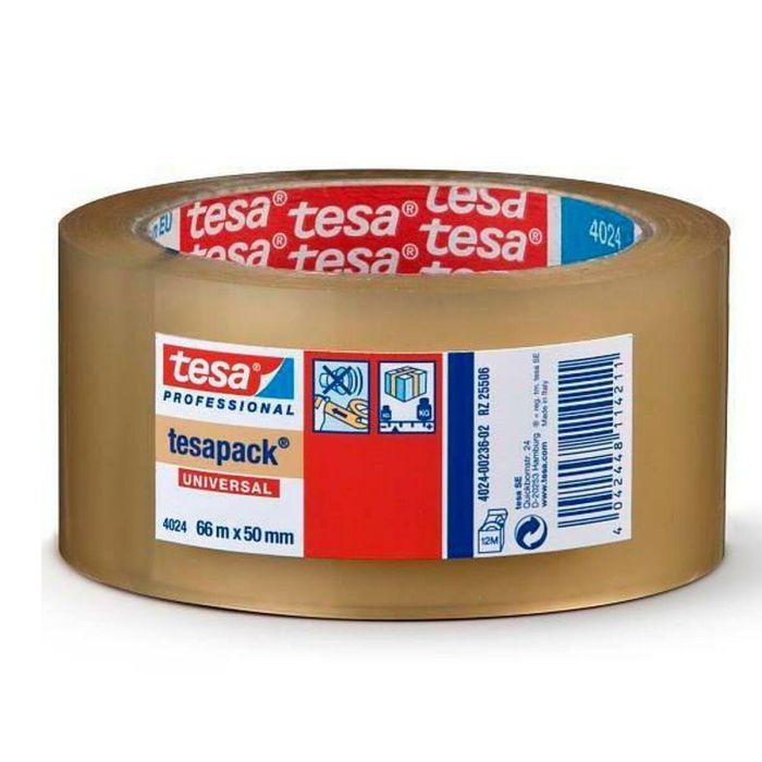 Cinta Adhesiva TESA TESAPACK Embalaje Transparente 50 mm x 66 m (6 Unidades) 1 Cinta Adhesiva TESA TESAPACK Embalaje Transparente 50 mm x 66 m (6 Unidades) 1