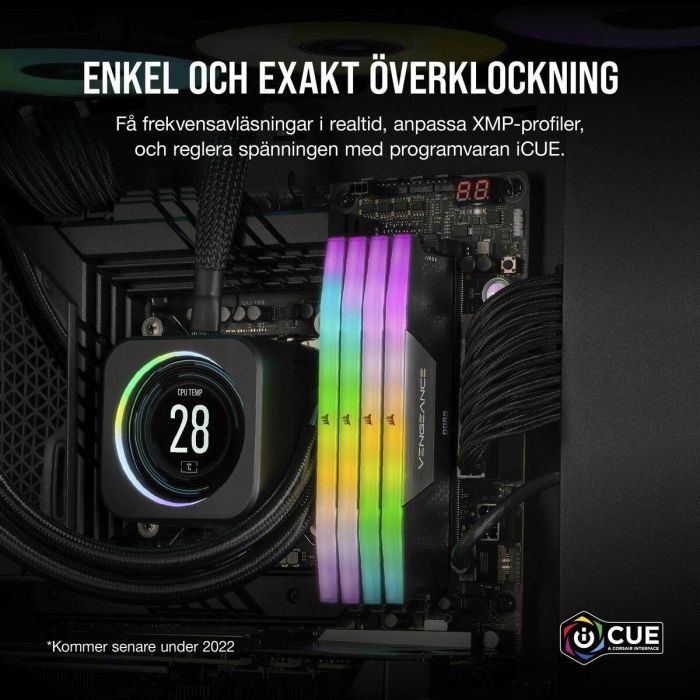 Memoria RAM Corsair 16 GB DDR5 SDRAM DDR5 5200 MHz CL40 8 Memoria RAM Corsair 16 GB DDR5 SDRAM DDR5 5200 MHz CL40 8