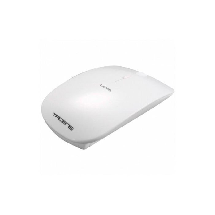 Tacens 6LEVISCOMBOV2 Teclado y Ratón Inalámbricos Compacto Ultrafino Multimedia Blanco con Sensor Óptico 1200-2000 DPI Tecnología 2.4G 2