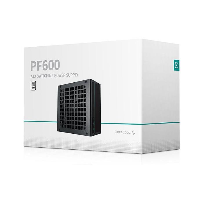 Deepcool Fuente de Alimentación PF600W ATX 600W No Modular 80 PLUS Certificada Negra