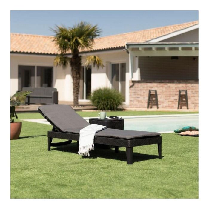 Tumbona Allibert by KETER 8711245146294 Gris 187 x 58 x 29 cm 2