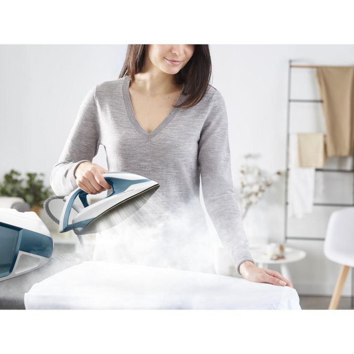 Tefal SV8111 Plancha Centro de Planchado Express Power 6.2 bar, 430g/min, Suela Durilium AirGlide, 1.8L Azul/Blanco 10 Tefal SV8111 Plancha Centro de Planchado Express Power 6.2 bar, 430g/min, Suela Durilium AirGlide, 1.8L Azul/Blanco 10