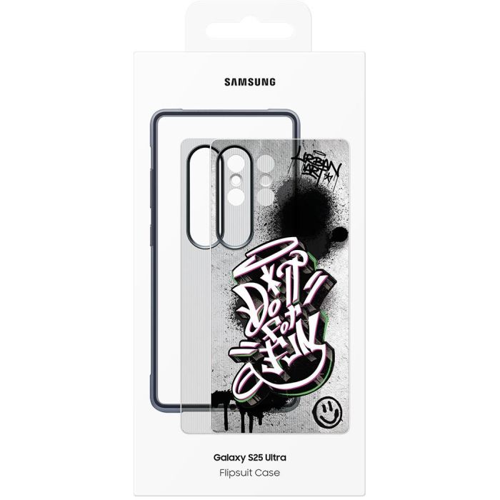 Samsung EF-JS938 Flipsuit Rugged Case para Galaxy S25 Ultra, Funda Protectora Anticaída y Antirrayaduras, Negro/Multicolor 12