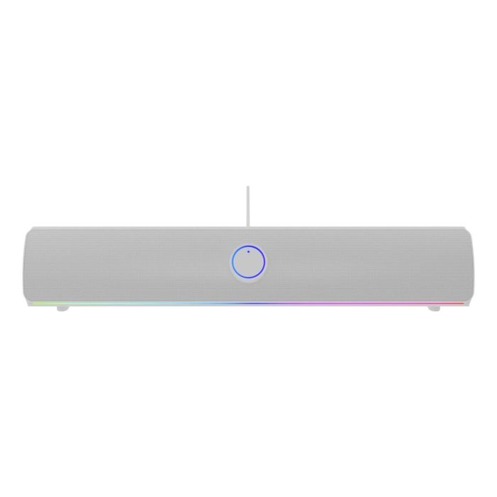 GENESIS NCS-2305 Altavoz Soundbar 2.0 Canales 10W RMS Blanco, Inalámbrico y Alámbrico, Bluetooth 5.2, Iluminación LED RGB GENESIS NCS-2305 Altavoz Soundbar 2.0 Canales 10W RMS Blanco, Inalámbrico y Alámbrico, Bluetooth 5.2, Iluminación LED RGB