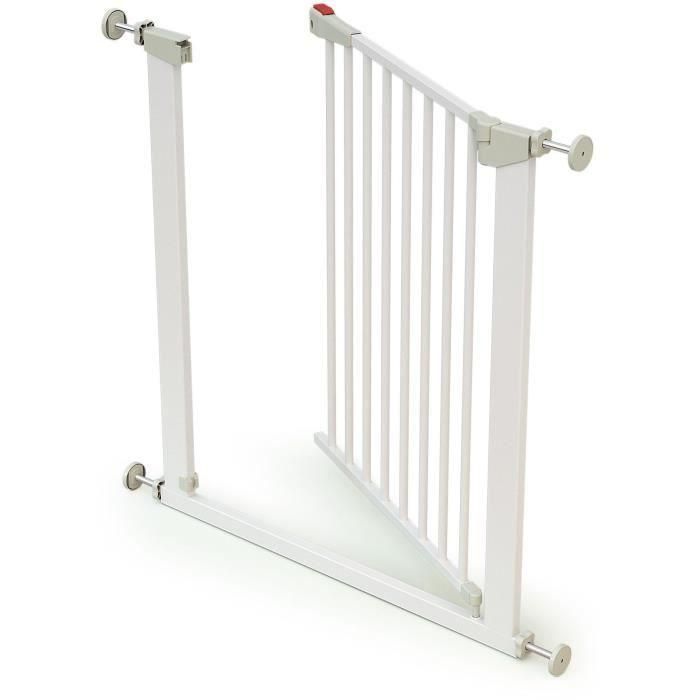 Barrera de seguridad - 72,5 a 79,5 cm - WEBABY - MOBI - Blanco 2 Barrera de seguridad - 72,5 a 79,5 cm - WEBABY - MOBI - Blanco 2