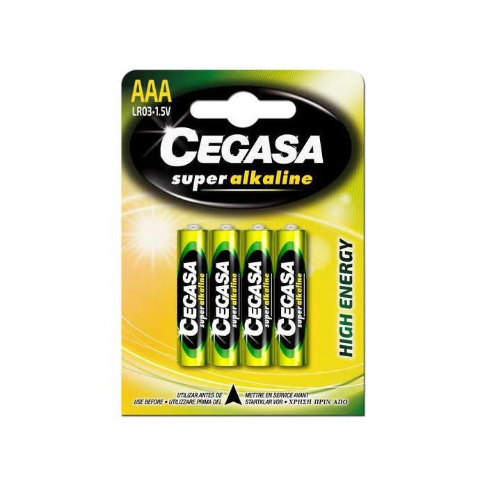 CEGASA PILA SUPER ALC LR03 BLISTER 4 UDS.