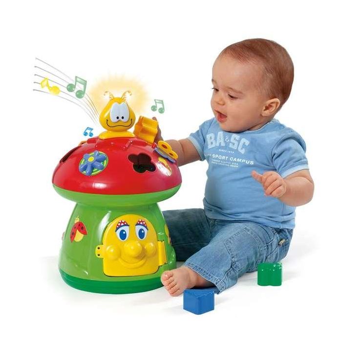 Molto Seta Jirafa de Actividades con Bloques, Música, Sonidos y Formas 40 cm 6