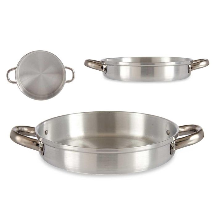 Sartén de Aluminio Kinvara 22 cm con Asas - Apto para Gas, Horno y Lavavajillas (12 Unidades) Sartén de Aluminio Kinvara 22 cm con Asas - Apto para Gas, Horno y Lavavajillas (12 Unidades)