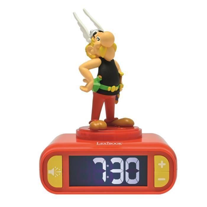 Despertador digital con luz nocturna LEXIBOOK - Astérix - Luz y sonido 3D - Infantil Despertador digital con luz nocturna LEXIBOOK - Astérix - Luz y sonido 3D - Infantil