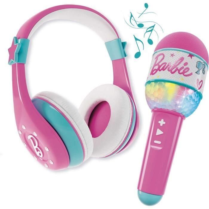 Combo de auriculares y micrófono - LISCIANI - Bluetooth con altavoz Barbie