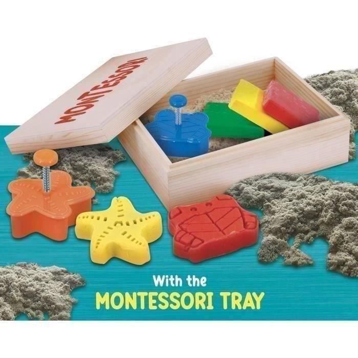 Kit táctil Montessori con arena cinética y moldes - LISCIANI - 2