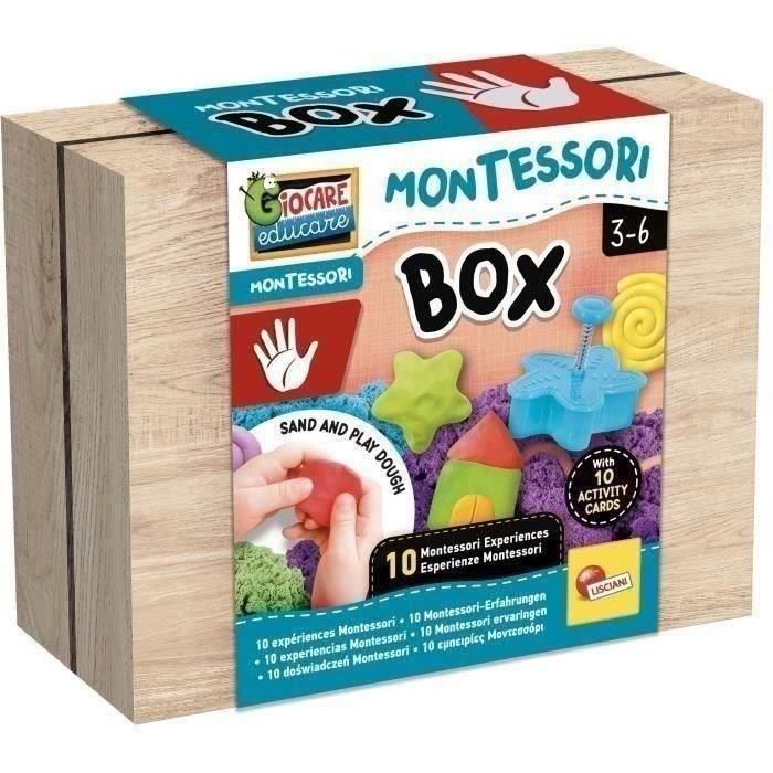 Kit táctil Montessori con arena cinética y moldes - LISCIANI -