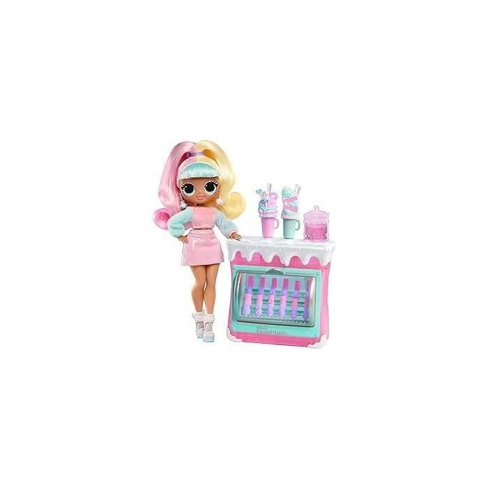 Muñeca l.o.l. surprise omg sweet nails con tienda de dulces candylicious 31.75x21.92x26.27 cm