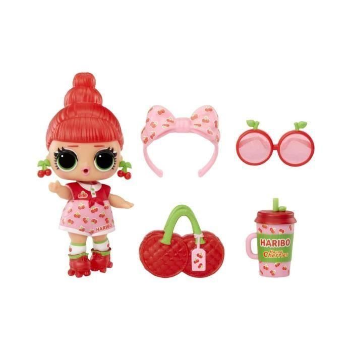 LOL Surprise Loves Mini Sweets X Haribo PDQ - Muñeca 7,5 cm + accesorios - Formato dispensador de caramelos 3