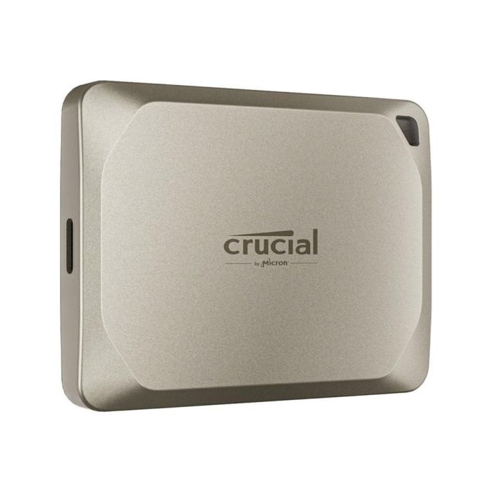 Crucial X9 SSD Externo Portátil 4 TB, USB 3.2 Gen 2 Tipo C (1050 MB/s Lectura, 975 MB/s Escritura), Resistente Polvo/Agua IP55, Aluminio Anodizado