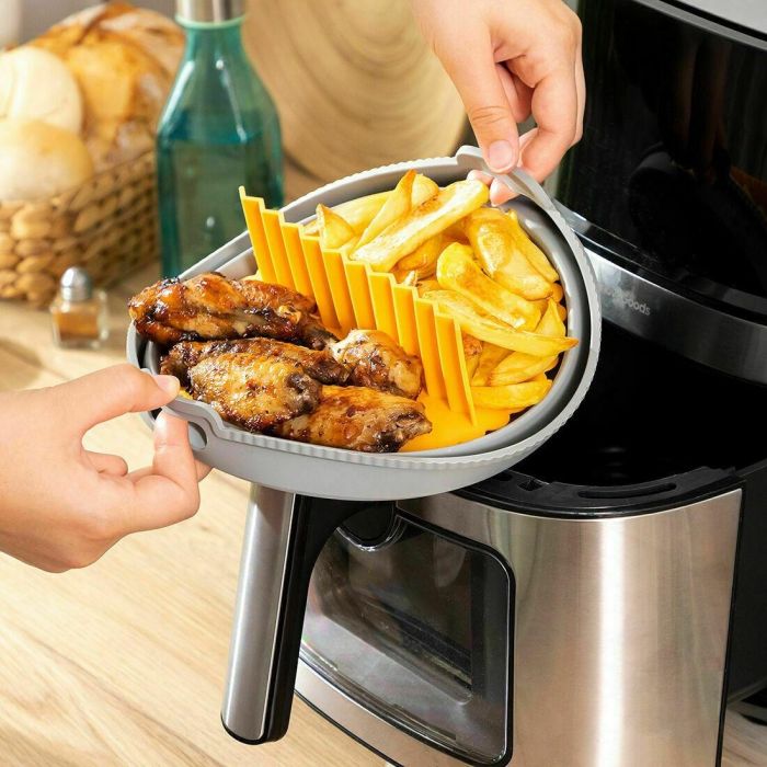 Pack Freidora de Aire y Cesta de Silicona Plegable InnovaGoods 13