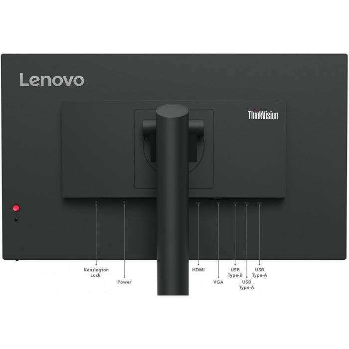 Lenovo T24i-30 Monitor ThinkVision 23.8" FHD IPS Ergonómico 1920x1080 con Soporte Ajustable, Low Blue Light y Hub USB 3.0 12