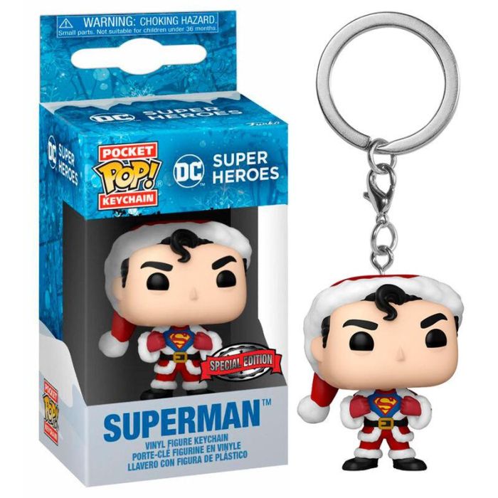 Llavero Pocket POP DC Comics Holiday Superman Exclusive 2
