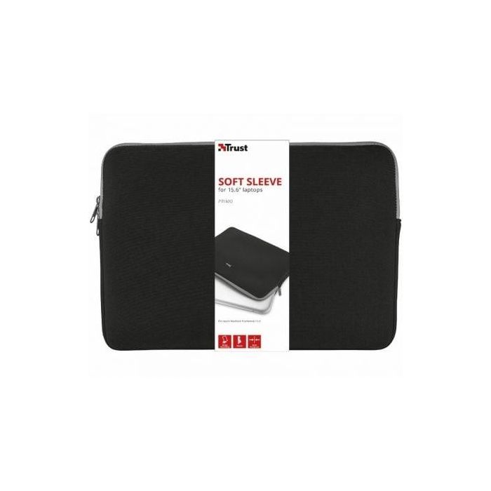 Funda Trust Primo para Portátiles hasta 15.6"/ Negra