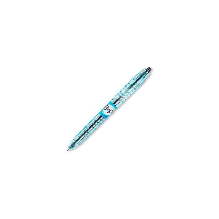 Pilot Bolígrafo de Tinta Gel Begreen B2P Retráctil 0.7mm Negro – Hecho de Botellas Plásticas Recicladas (10 Unidades) (10 Unidades)