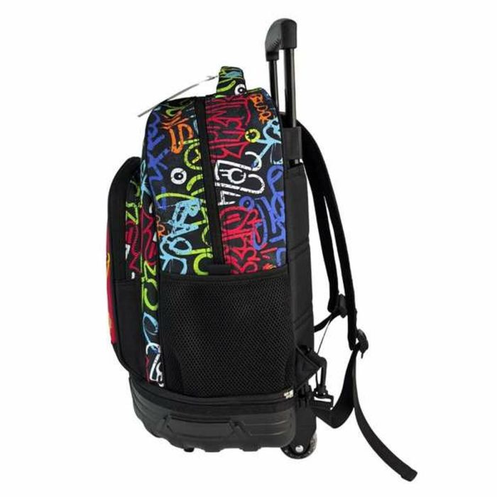 Mochila trolley fjo compacto doble cuerpo gran capacidad ranking grafitti.44 x 34 x 24 cm. 2 Mochila trolley fjo compacto doble cuerpo gran capacidad ranking grafitti.44 x 34 x 24 cm. 2