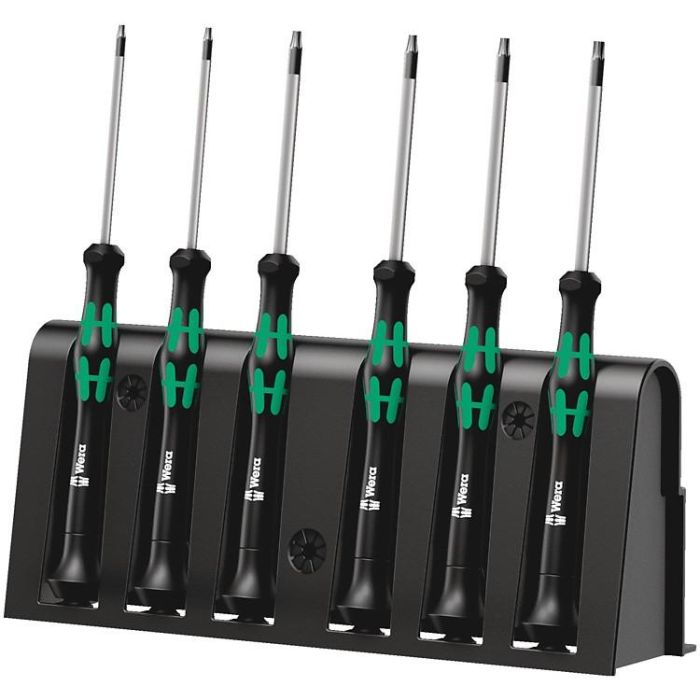 Wera Elektronik-Schraubendrehersatz + Rack 6tlg. 2067/6 0 Wera Elektronik-Schraubendrehersatz + Rack 6tlg. 2067/6 0