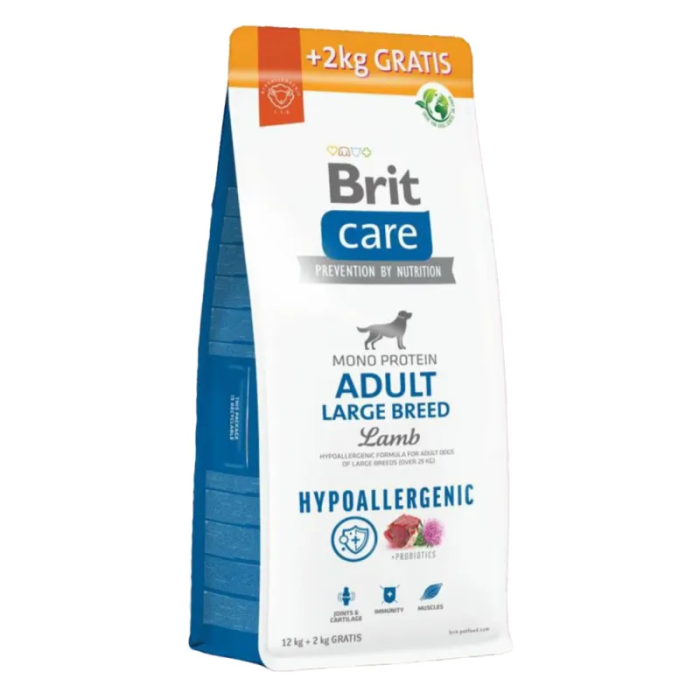 Brit Care Hypoallergenic Adult Large Cord. 12+2 kg