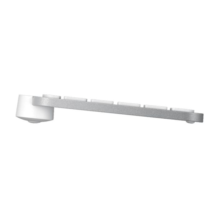 Logitech MX Keys Mini Teclado Inalámbrico Gris Pálido - Teclas Esféricas Cóncavas, Retroiluminación Inteligente, Bluetooth 3