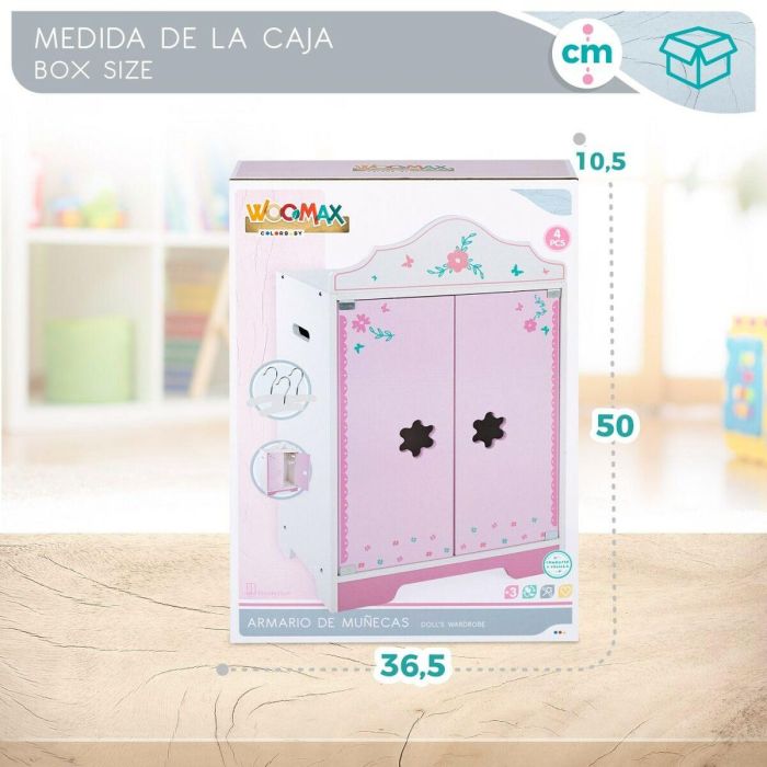 Armario Woomax Muñecas 34 x 55 x 23 cm 1