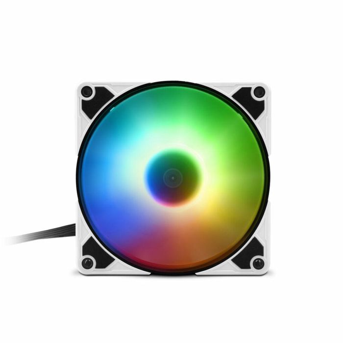 Sharkoon SilentStorm 120 PWM Ventilador de Carcasa PC Silencioso con LED RGB Direccionable, Transparente, 120mm 2 Sharkoon SilentStorm 120 PWM Ventilador de Carcasa PC Silencioso con LED RGB Direccionable, Transparente, 120mm 2