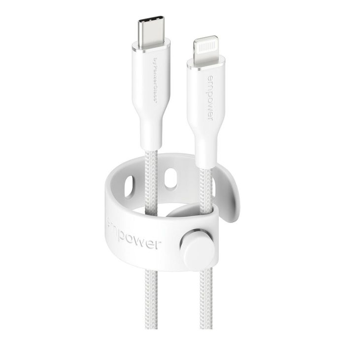 PanzerGlass empower Racing Cable de carga 60W USB-C a Lightning, USB 2.0, 1.2m, Color Blanco Plateado 0 PanzerGlass empower Racing Cable de carga 60W USB-C a Lightning, USB 2.0, 1.2m, Color Blanco Plateado 0