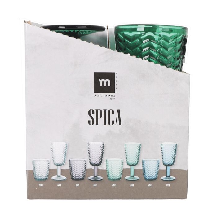 La Mediterranea Copa "Spica" 320 cc Verde - Colección Spica (36 Unidades) 2