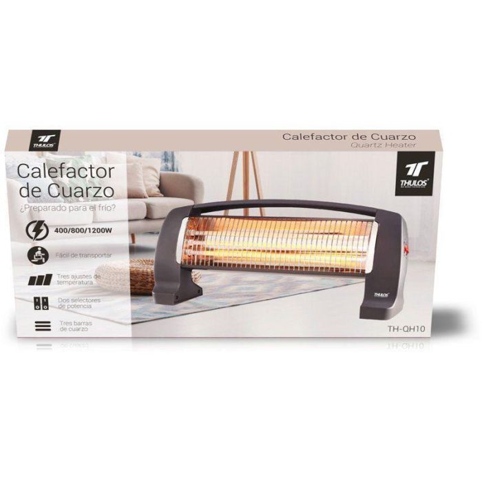 Estufa Electrica Thulos Th - Qh10 400 W 800 W 1 Estufa Electrica Thulos Th - Qh10 400 W 800 W 1