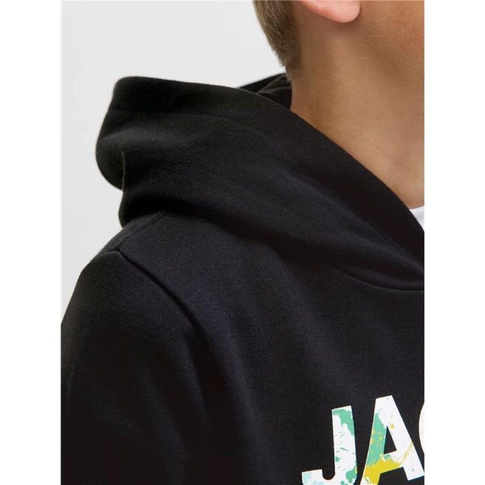 Sudadera con Capucha Niño Jack & Jones Jjgeplas Negro L 1