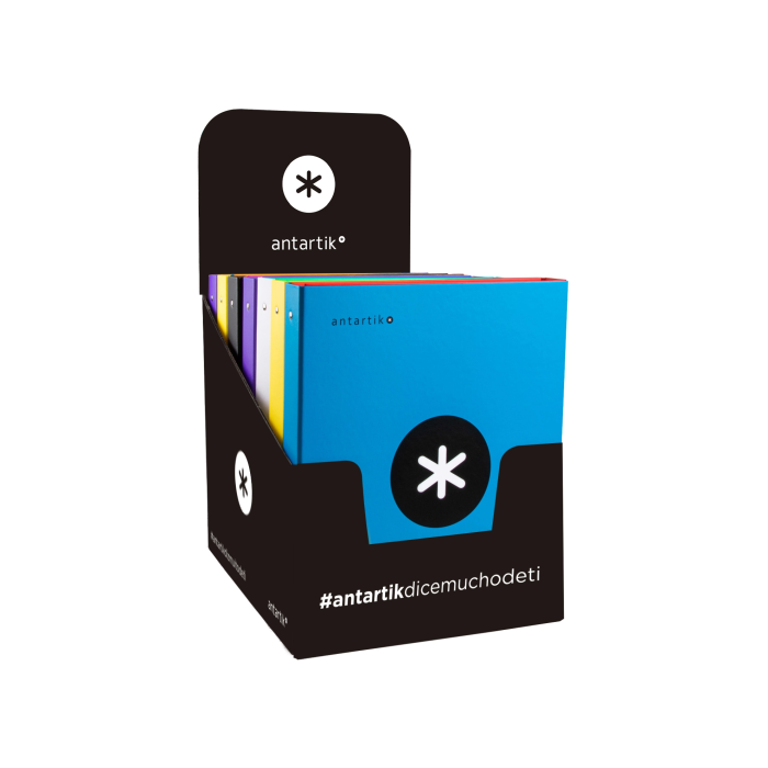 Antartik Carpeta 4 Anillas 40 mm Mixtas A4 Forrada Colores Surtidos 1 Antartik Carpeta 4 Anillas 40 mm Mixtas A4 Forrada Colores Surtidos 1