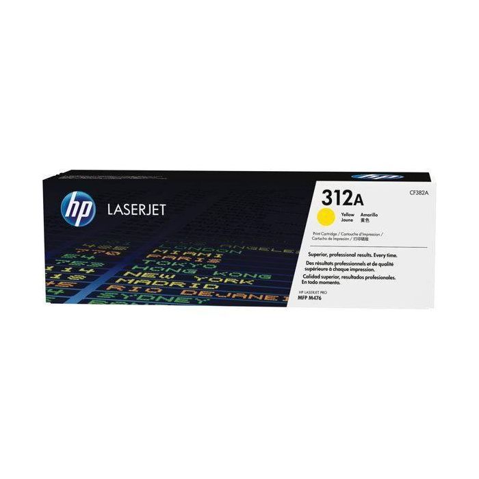 HP TONER LaserJet Pro MFP M476 Amarillo.Nº312A HP TONER LaserJet Pro MFP M476 Amarillo.Nº312A