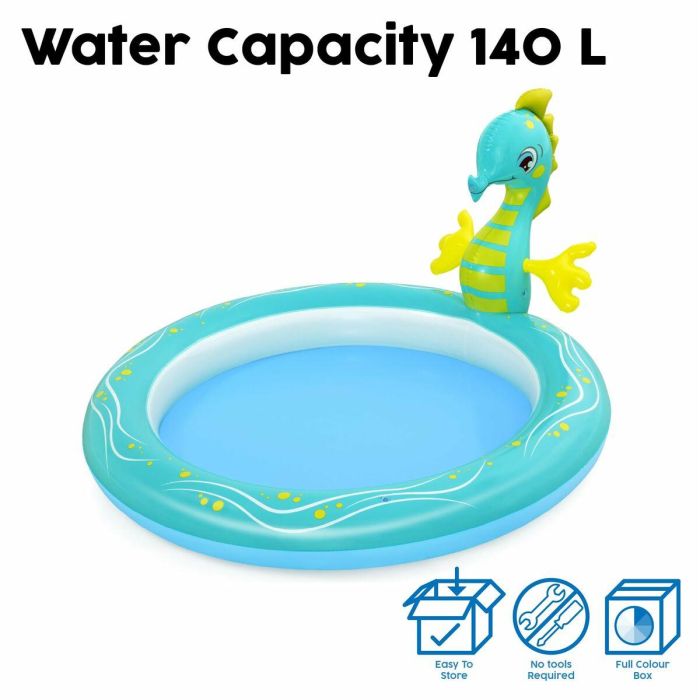 Bestway Piscina Hinchable Infantil Chorro Caballito 188x160x86 cm +2 Años Jardin 53114 12 Bestway Piscina Hinchable Infantil Chorro Caballito 188x160x86 cm +2 Años Jardin 53114 12