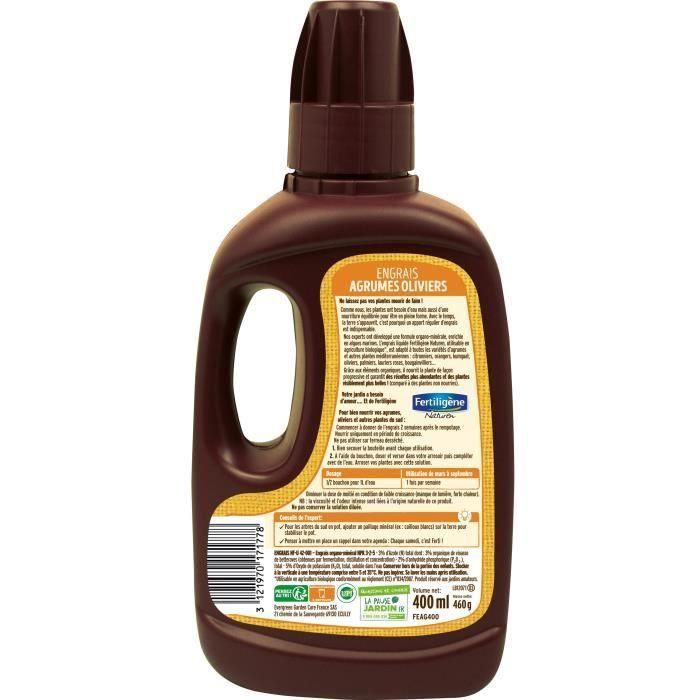 Fertilizante cítricos olivos plantas med. 400ml / nc 1