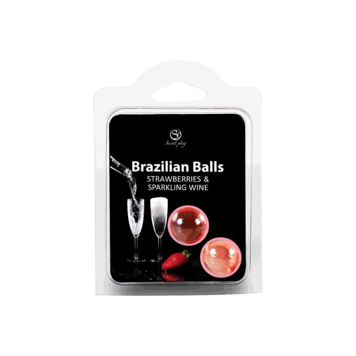 Lubricante Secret Play Fresa Champán de Fresa 4 ml 2 Piezas 2