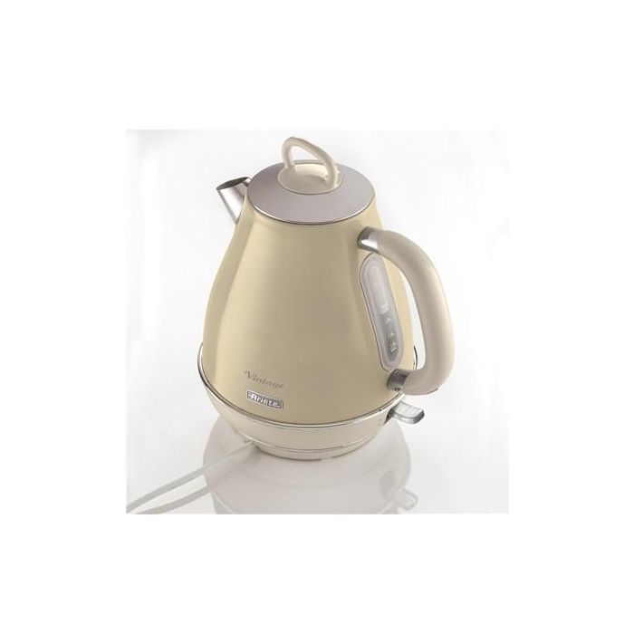 Ariete Hervidor Vintage 1,7L Beige - Base Inalámbrica, Filtro de Metal y Auto Apagado 3 Ariete Hervidor Vintage 1,7L Beige - Base Inalámbrica, Filtro de Metal y Auto Apagado 3