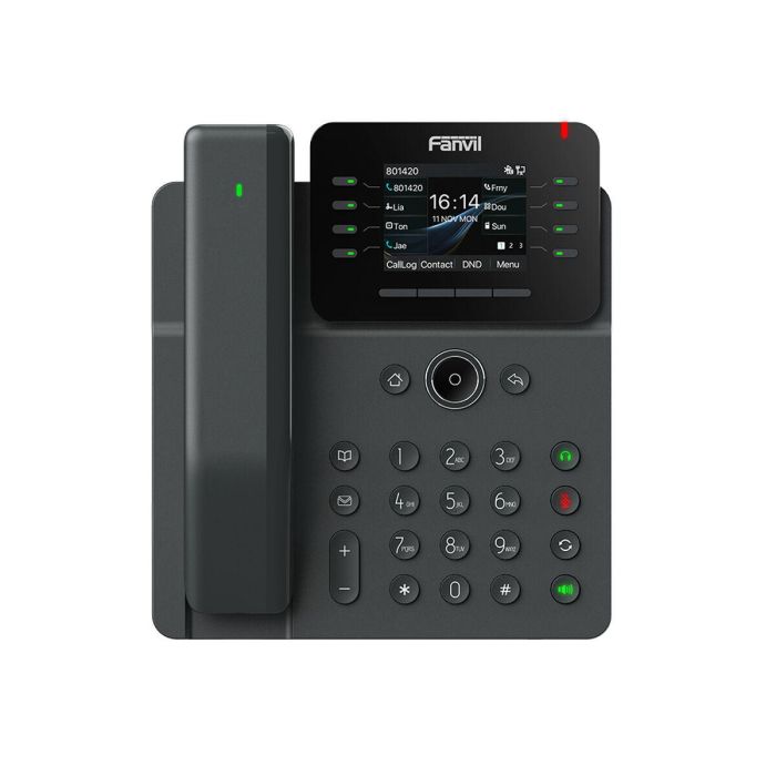 Fanvil V62 Pro Dual Gigabit PoE IP Phone - Teléfono IP Empresarial con SIP y Puerto USB 10