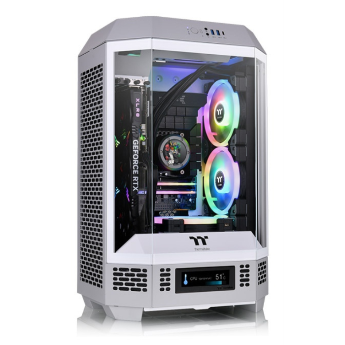 Thermaltake Tower 300 Limestone Micro Torre Gris, Blanco Thermaltake Tower 300 Limestone Micro Torre Gris, Blanco