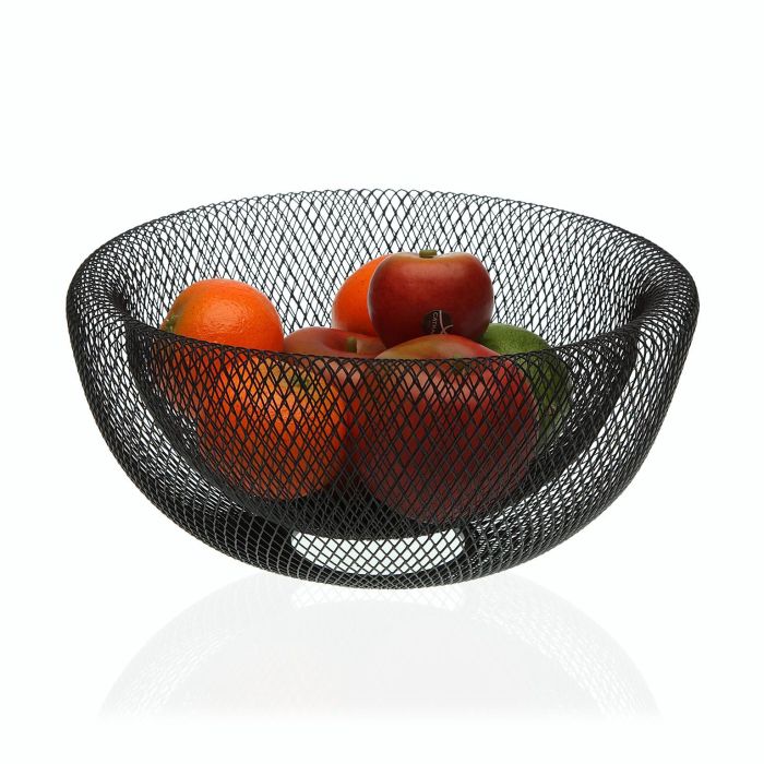Frutero Metal Negro Versa 15CM (2 Unidades) 1 Frutero Metal Negro Versa 15CM (2 Unidades) 1
